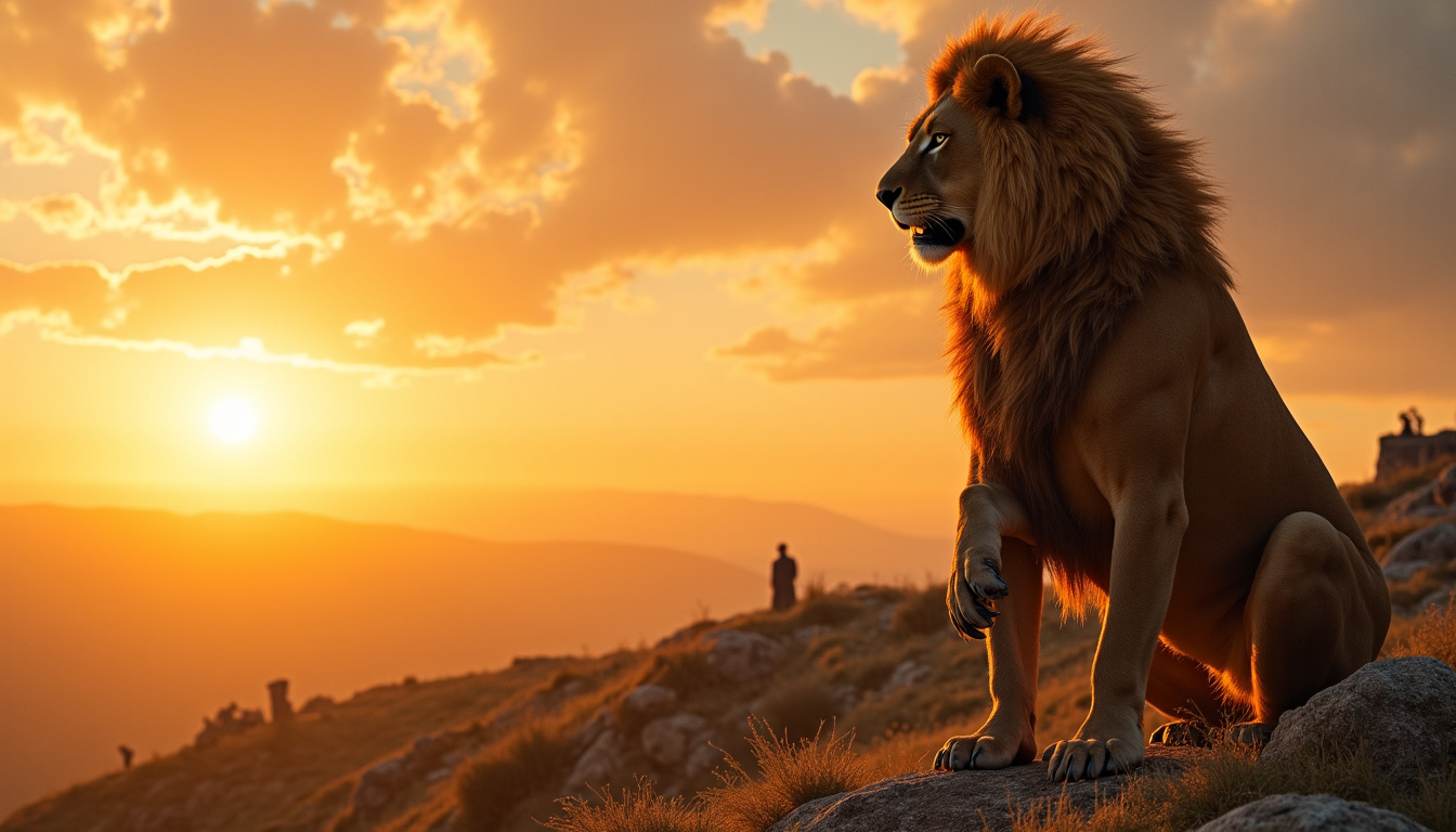 Héraclès portant la peau du lion de Némée comme une armure après sa victoire