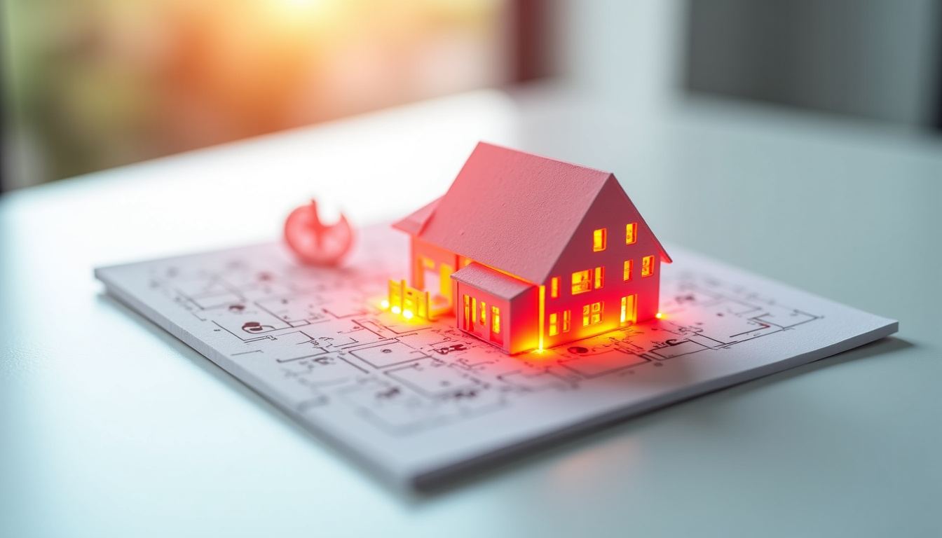 Cartographie thermique géoréférencée dans un logiciel SIG montrant les déperditions de chaleur sur un bâtiment