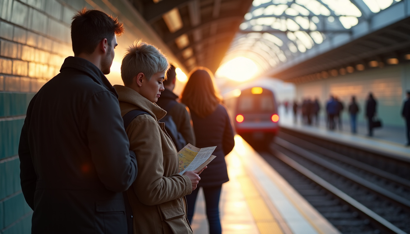 Usagers empruntant la ligne 6 du métro parisien en 2026