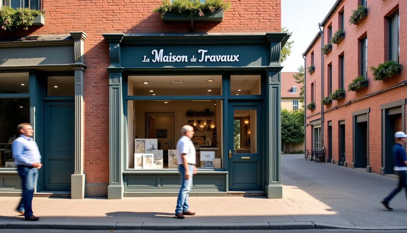 Agence locale de La Maison des Travaux dans une ville de province