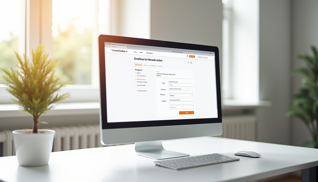 Interface de la plateforme Travauxmakers.fr montrant la demande de devis pour des travaux de rénovation